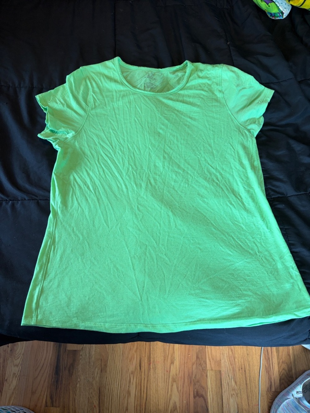 WoolX Marino Wool Bright Green T-Shirt Plus Size 1X
